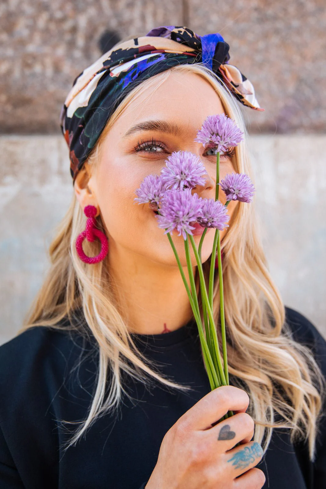 Gia Earrings, Hot Pink - Image 6