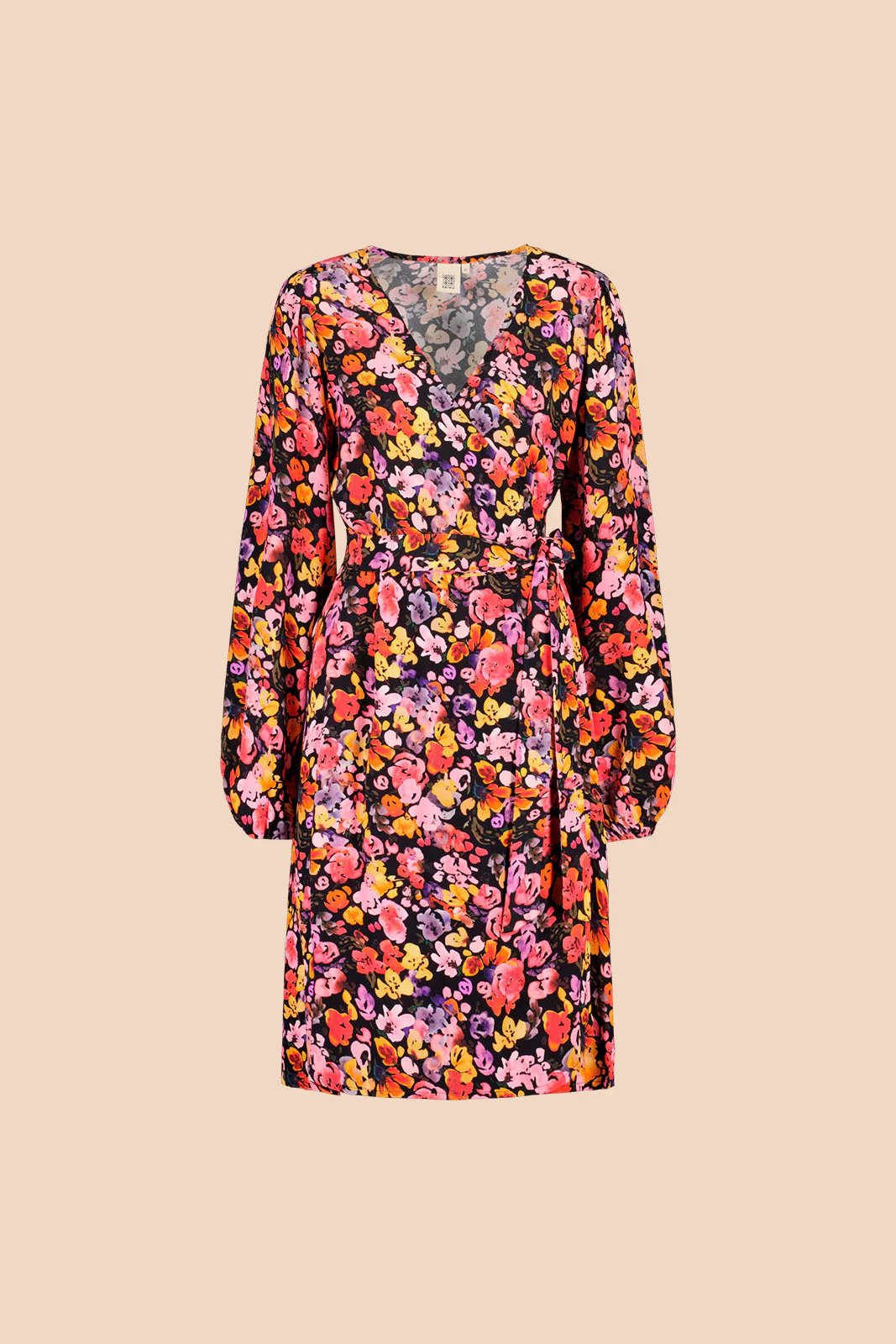 Wrap Dress, Wild Lea Mini - Image 3