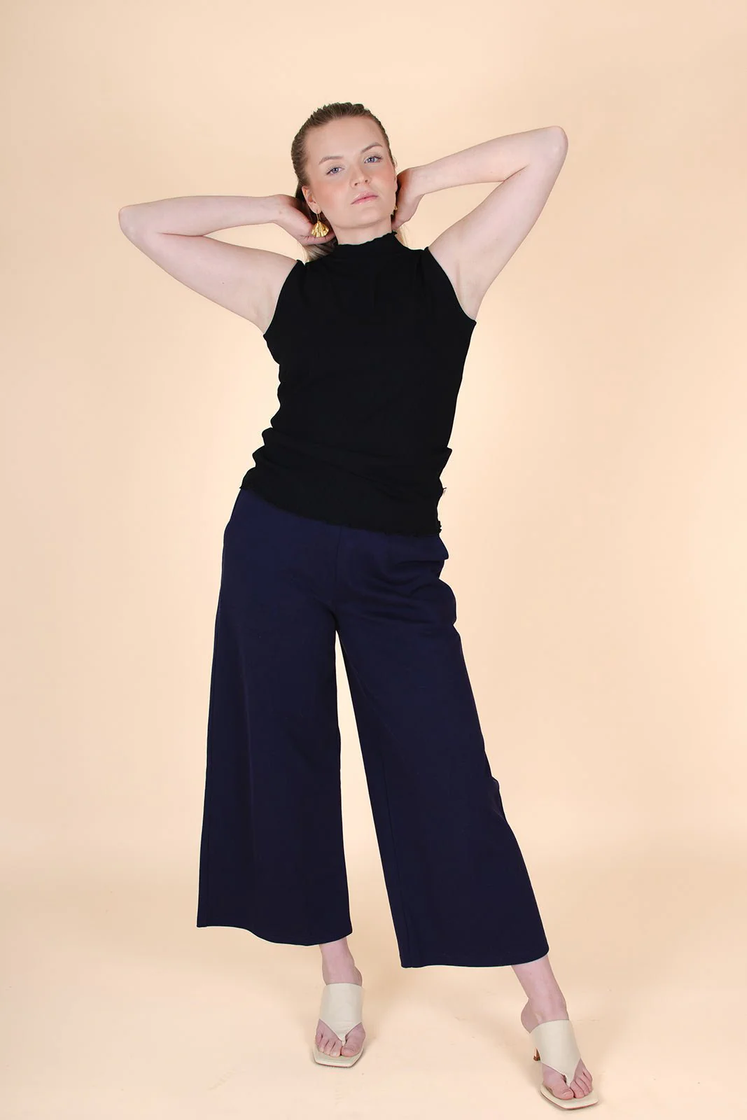 Rib Top, Black - Image 4