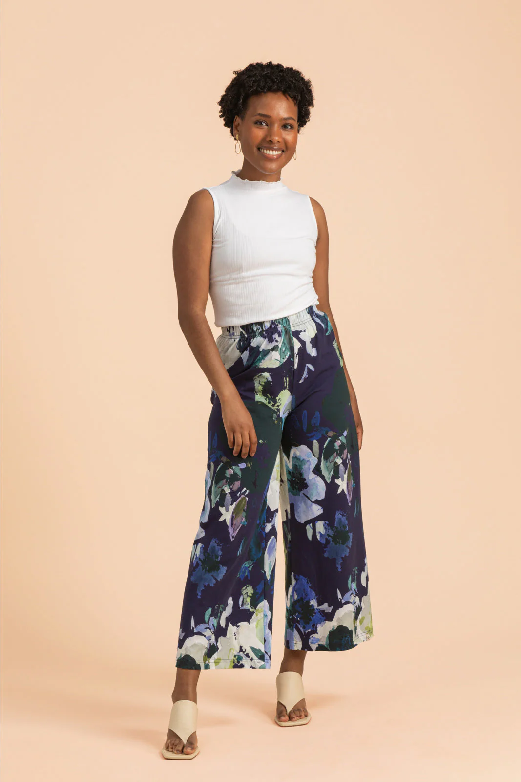 Soft Culottes, Blue Anemone - Image 10