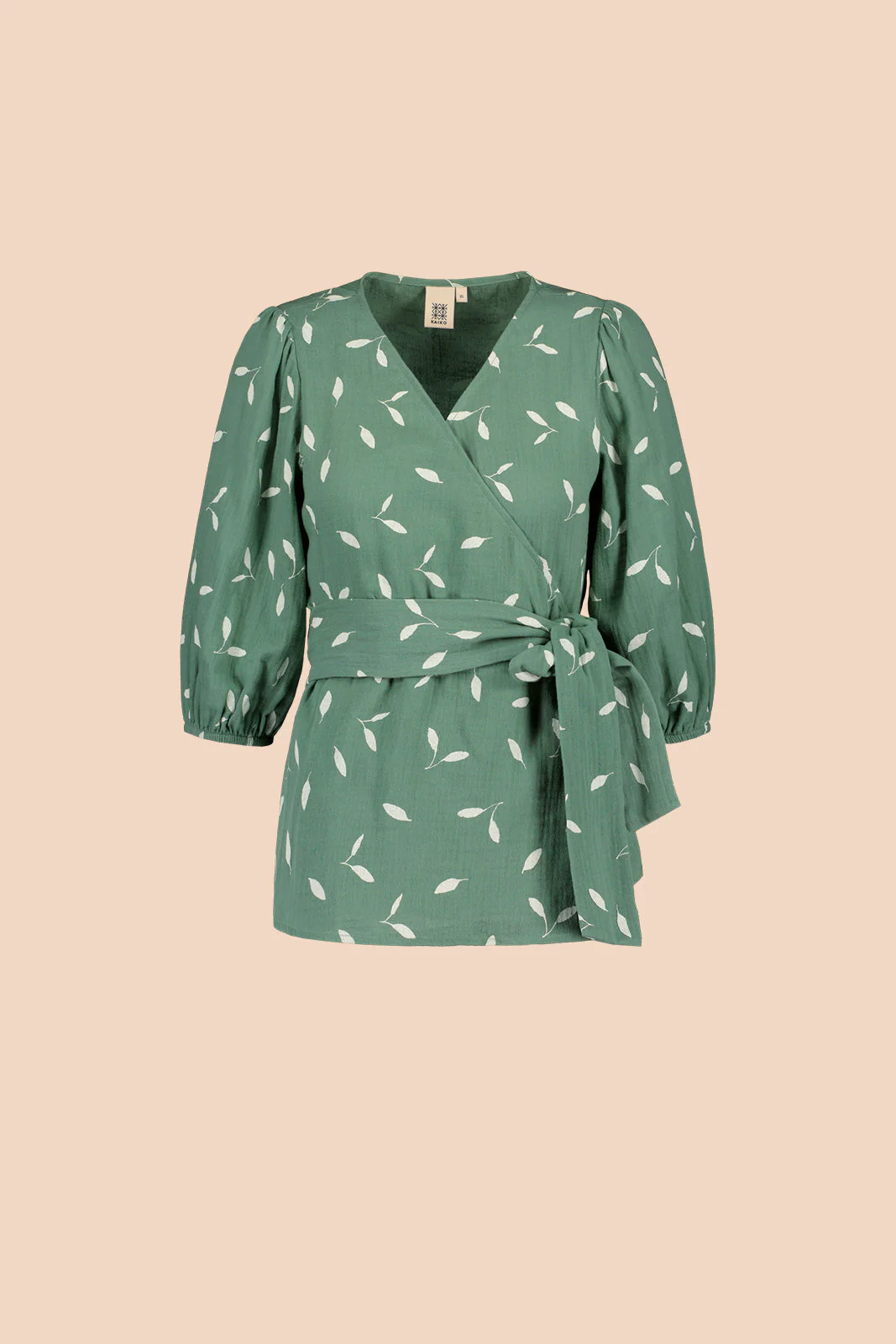 Wrap Blouse, Sage Wind - Image 3