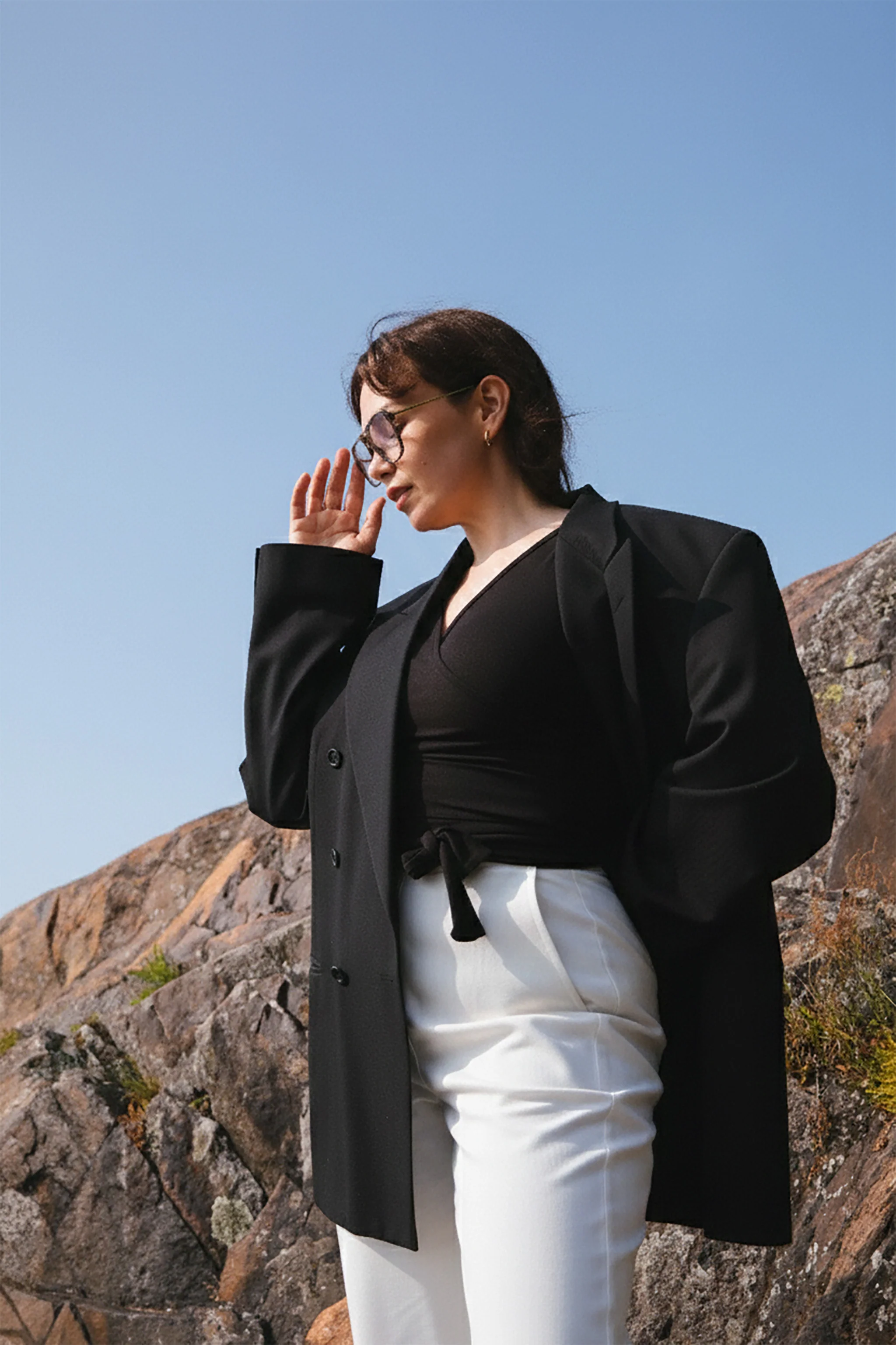 Wrap Top, Black - Image 4