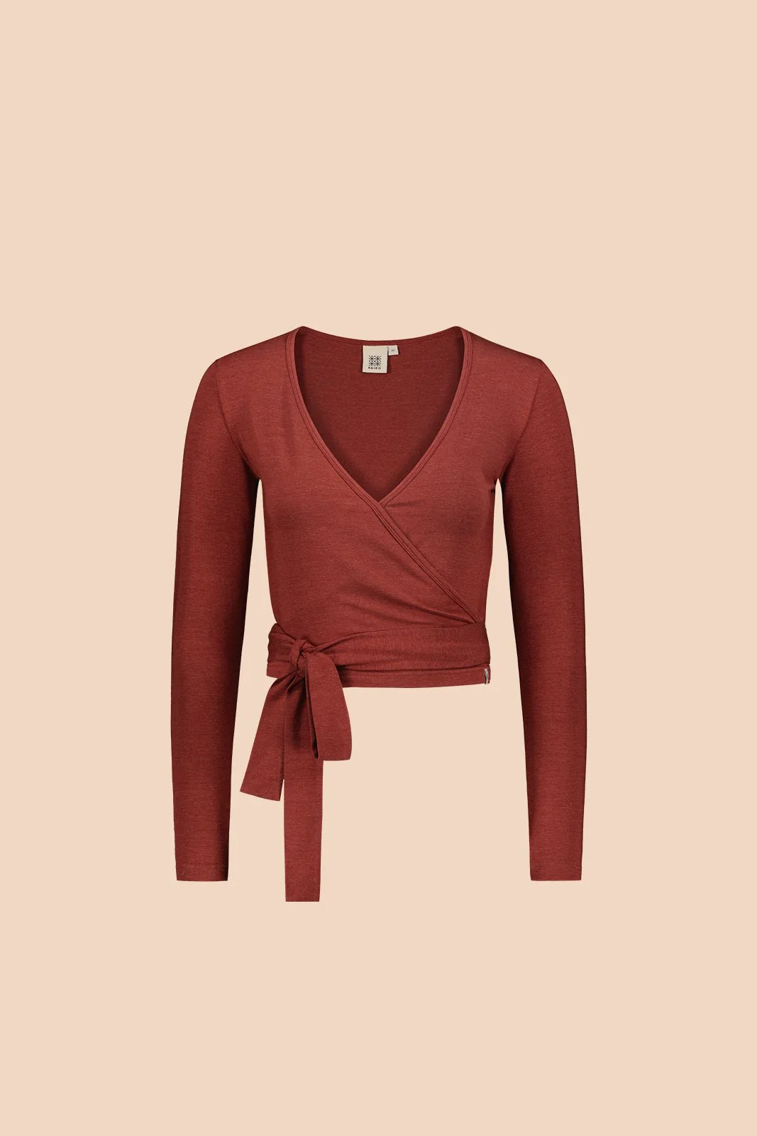 Wrap Top, Rosewood - Image 3